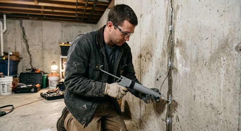 Basement Crack Repair in Alexandria, MN