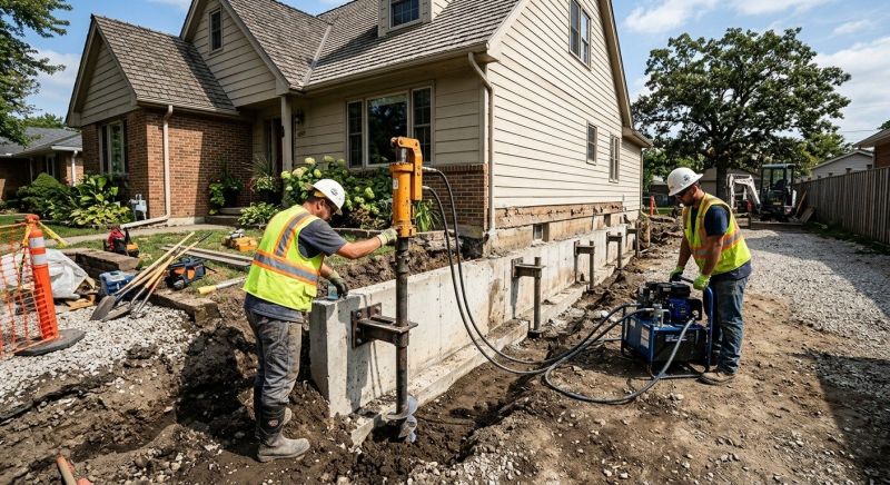 Basement Stabilization in Alexandria, MN