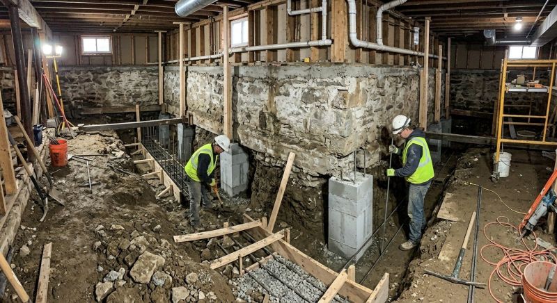 Basement Underpinning in Alexandria, MN