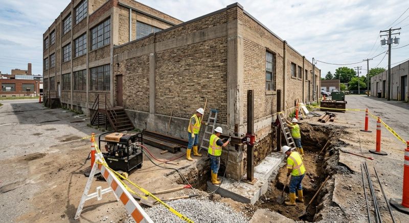 Building Foundation Repair in Alexandria, MN