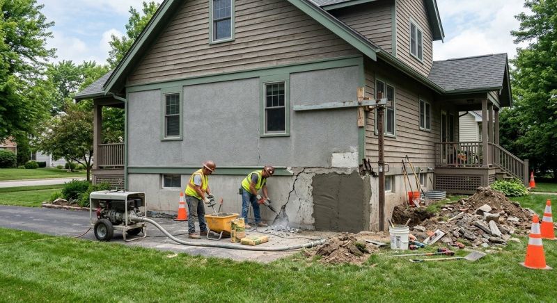 Building Foundation Repair in Long Prairie, MN