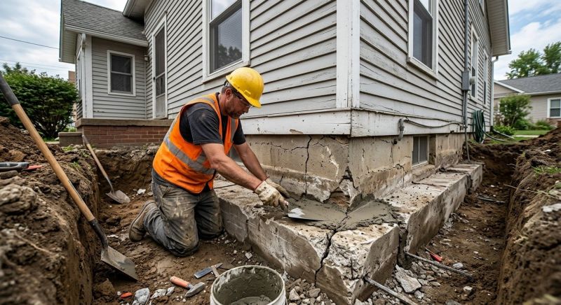 Concrete Foundation Repair in Long Prairie, MN