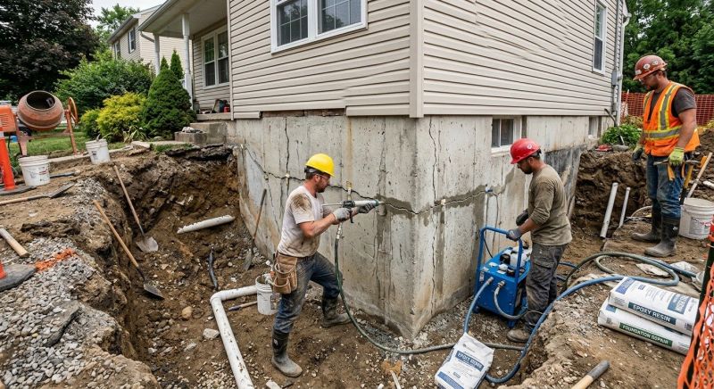 Cracked Foundation Repair in Long Prairie, MN