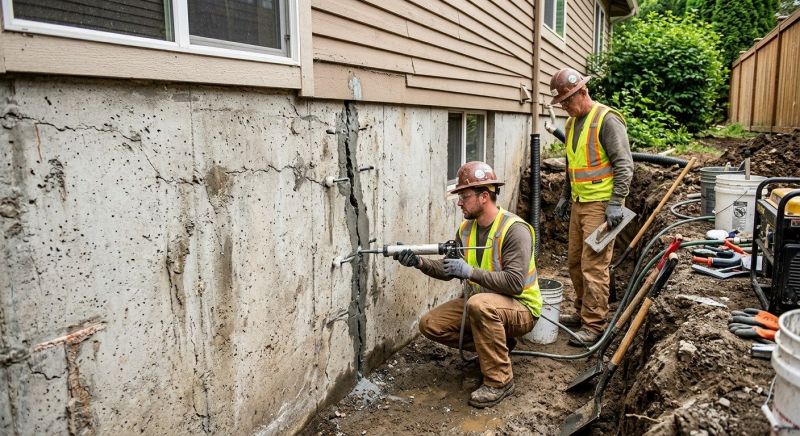 Cracked Foundation Repair in Long Prairie, MN