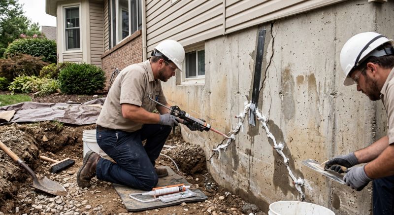 Cracked Foundation Repair in Osakis, MN