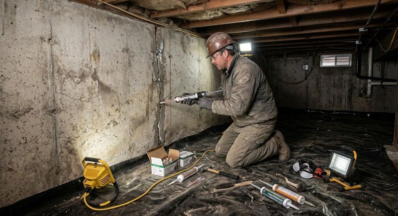 Crawl Space Leveling in Alexandria, MN