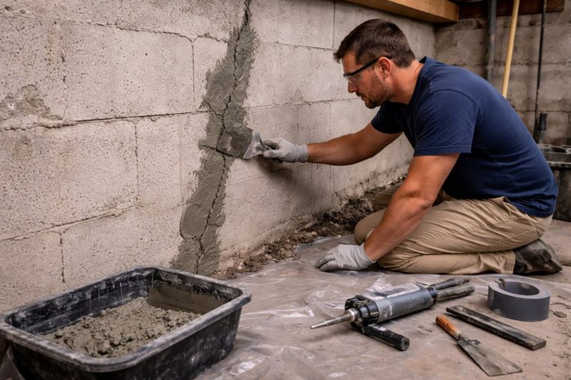 Foundation Crack Repair in Osakis, MN