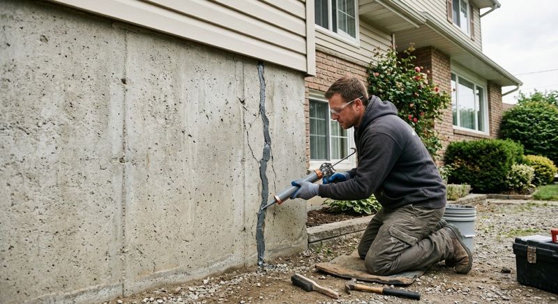 Foundation Crack Sealing in Alexandria, MN
