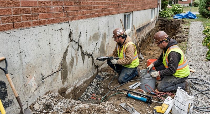 Foundation Cracks Repair in Alexandria, MN