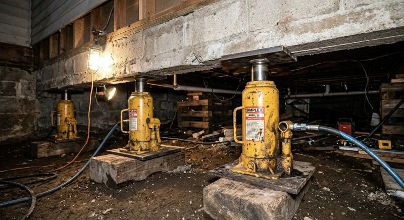 Foundation Jacking in Alexandria, MN