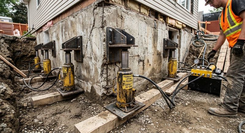 Foundation Jacking in Alexandria, MN