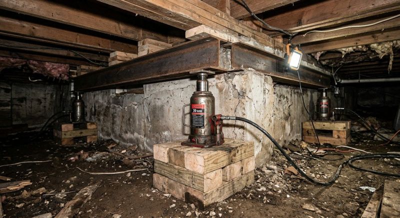 Foundation Jacking in Osakis, MN