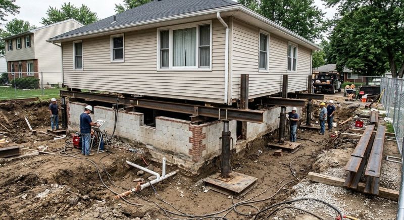 Foundation Lifting in Alexandria, MN