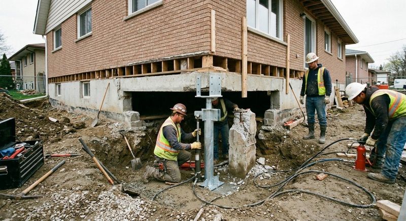 Foundation Pier Repair in Alexandria, MN