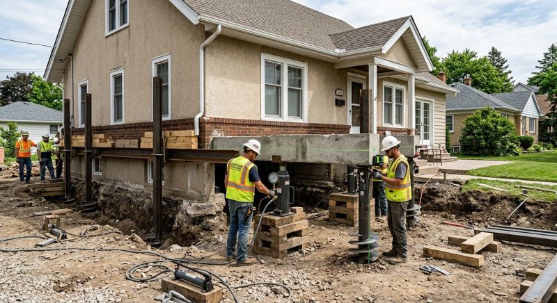 Foundation Releveling in Alexandria, MN
