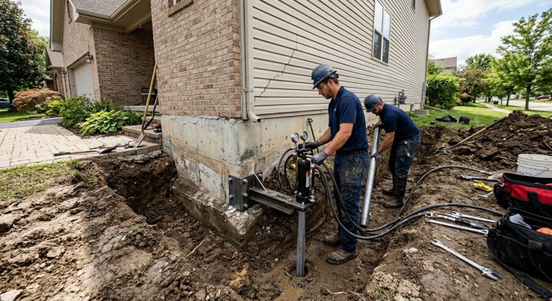 Foundation Settlement Repair in Alexandria, MN