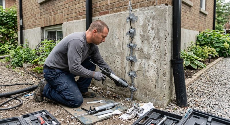 Foundation Settlement Repair in Alexandria, MN