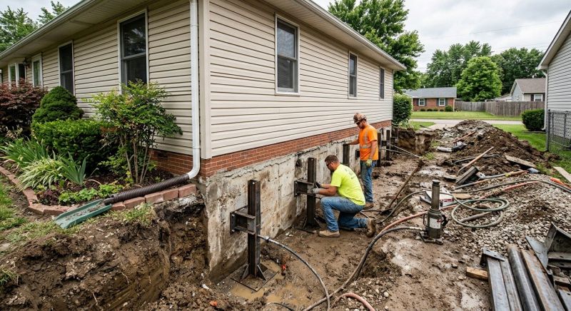 Foundation Stabilizing in Alexandria, MN