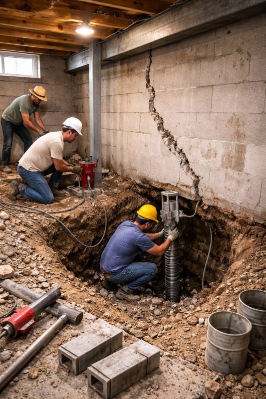 Foundation Structural Repair in Osakis, MN