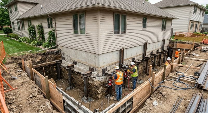 Foundation Underpinning in Alexandria, MN