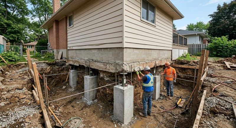 Foundation Underpinning in Alexandria, MN