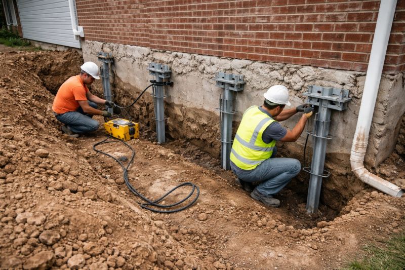 Helical Piers Installation in Alexandria, MN