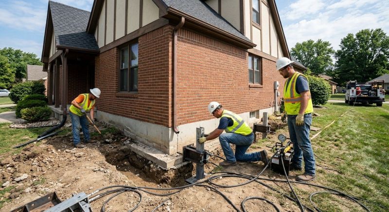 House Foundation Leveling in Alexandria, MN