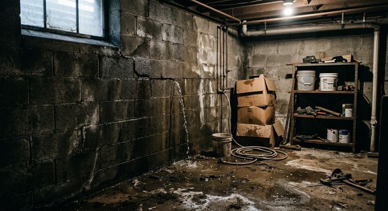 Leaking Foundation Repair in Alexandria, MN