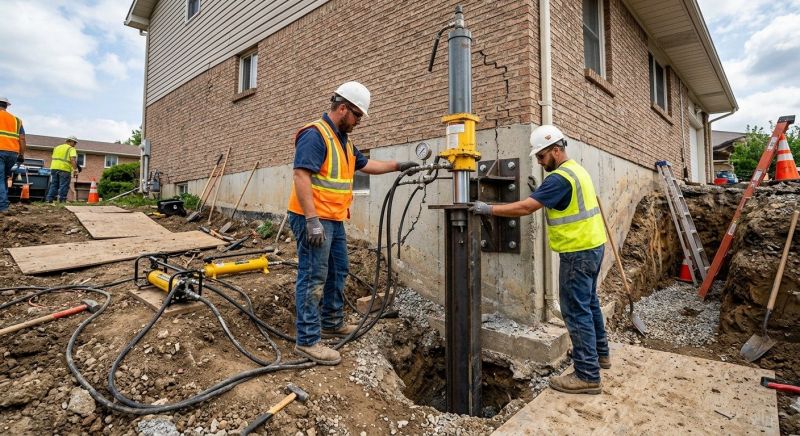 Settling Foundation Service in Alexandria, MN