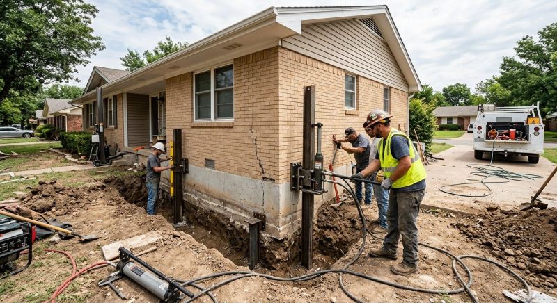 Settling Foundation Service in Alexandria, MN