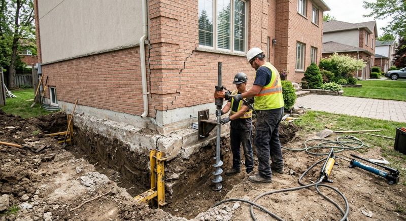 Sinking Foundation Repair in Long Prairie, MN