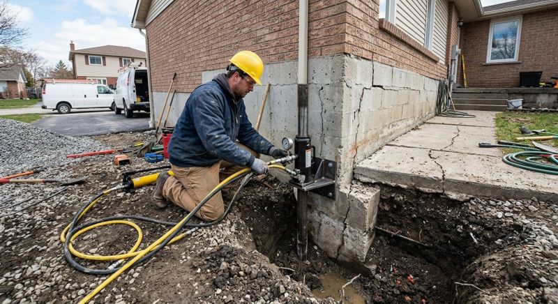 Sinking Foundation Repair in Long Prairie, MN