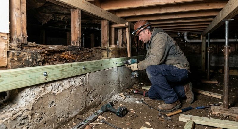 Slab Foundation Repair in Alexandria, MN