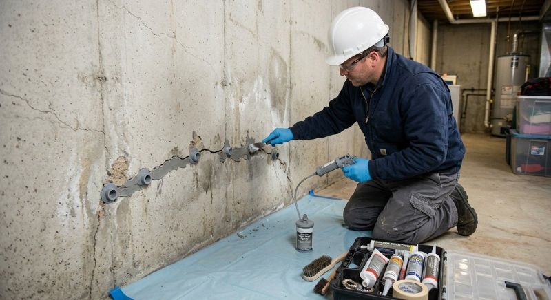Structural Crack Repair in Alexandria, MN