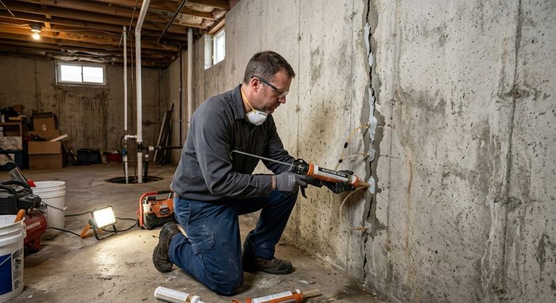 Structural Crack Repair in Alexandria, MN