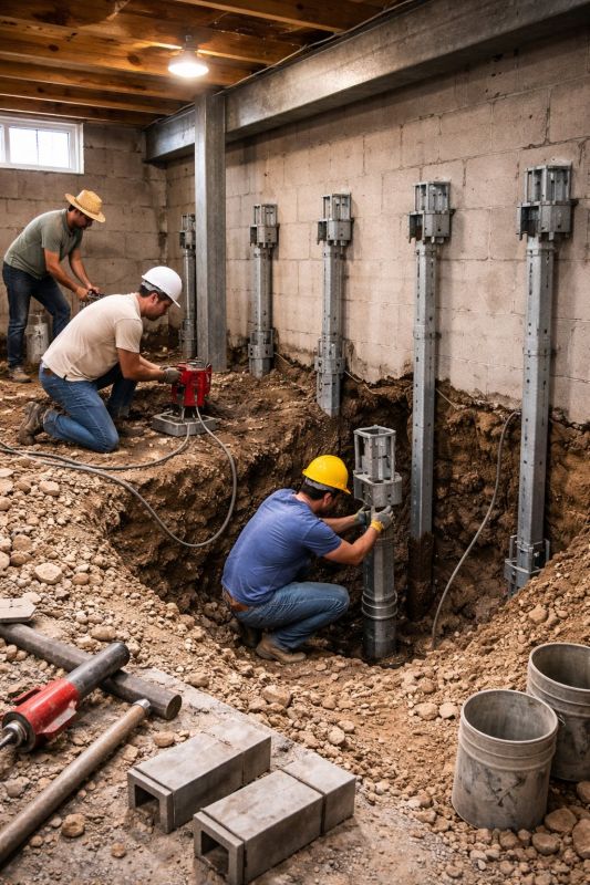 Structural Underpinning in Alexandria, MN