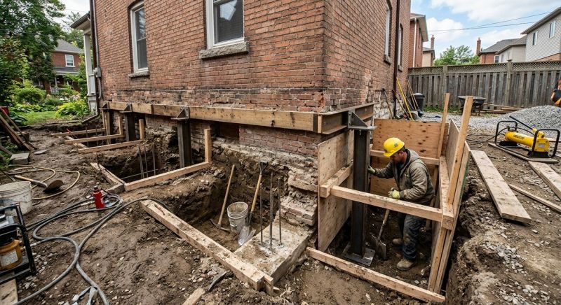 Structural Underpinning in Alexandria, MN