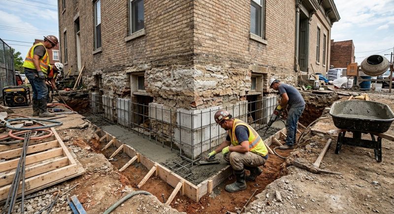 Structural Underpinning in Alexandria, MN